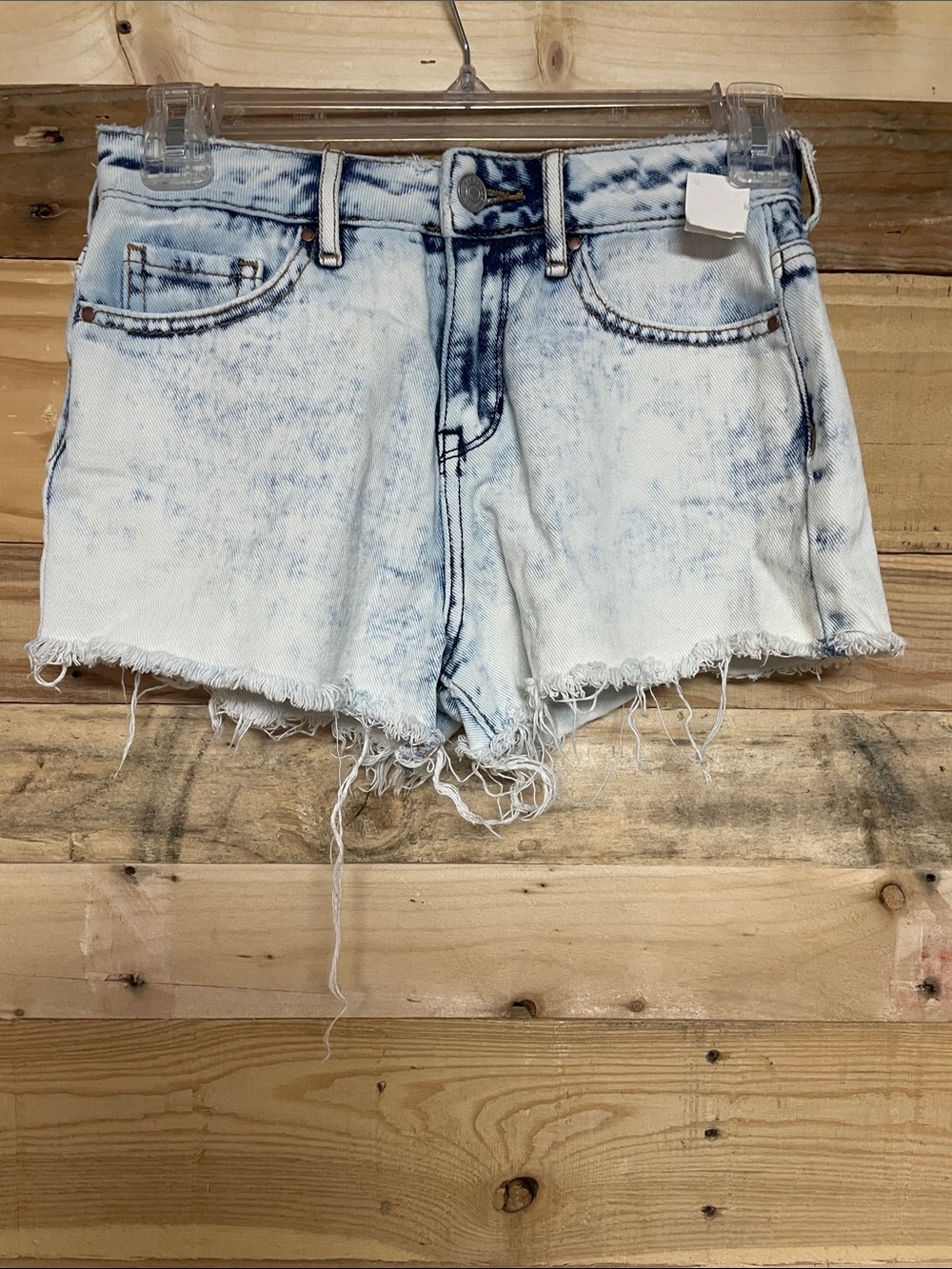 PacSun size 22 High-rise Distressed Bleached 3” 100% Cotton Short Shorts